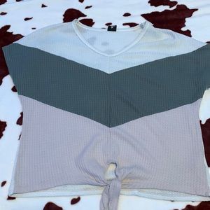 womens small cropped shirt